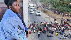 Zimbabwean burnt in South Africa