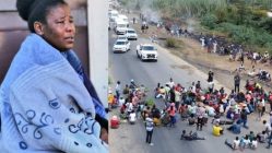 Zimbabwean burnt in South Africa